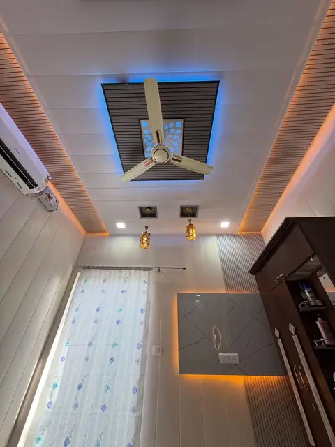 PVC panel ceiling with LED profile – PVC Panel & Ceiling by Varnika Furnitures and Aluminium Works, Lucknow